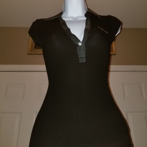 bebe black top - Picture 9 of 12